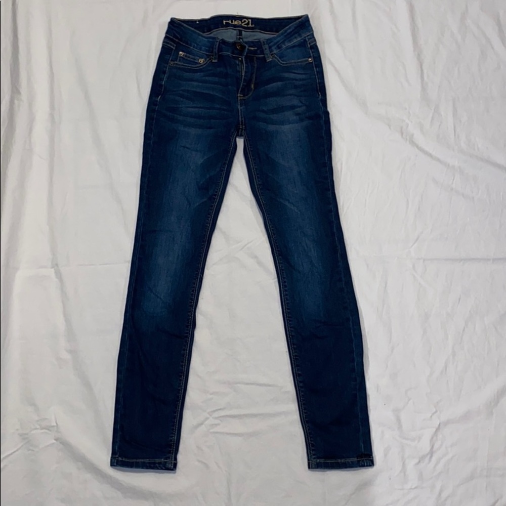 rue 21 jeans "mid-rise jegging" size xs-s